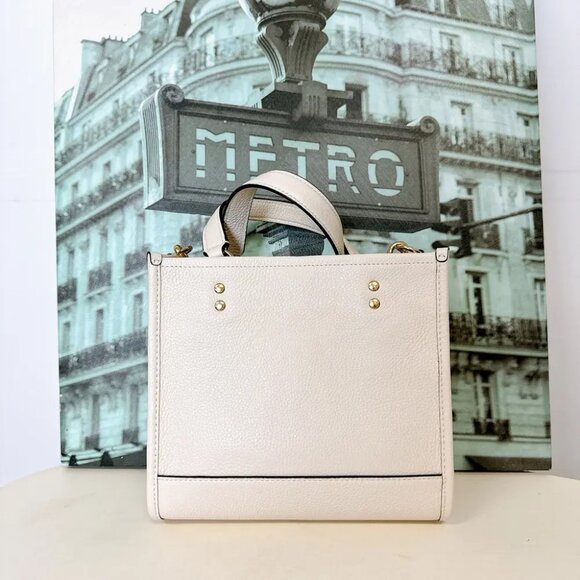 Coach CO971 Dempsey Tote 22 IN Chalk - Picture 3 of 7